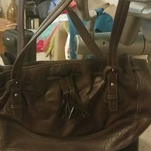 Like new Croft & Borrow brown faux leather pourse